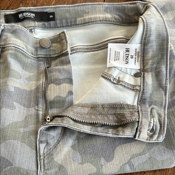 Hudson Jeans Camo Barbara Super Skinny Women Jeans NWOT  28 - Picture 7 of 9